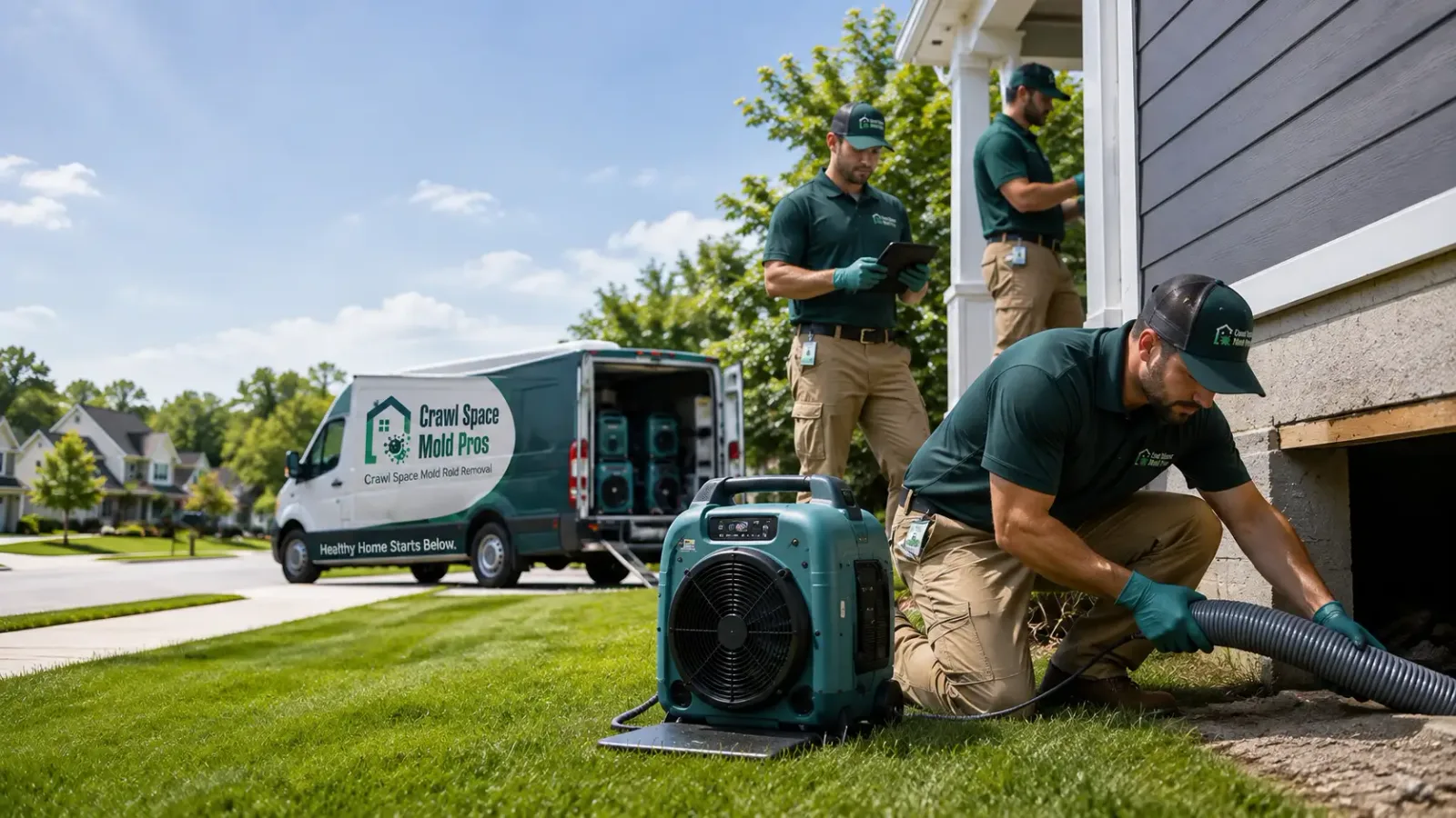 Crawl Space Mold Removal in Rogers, ND